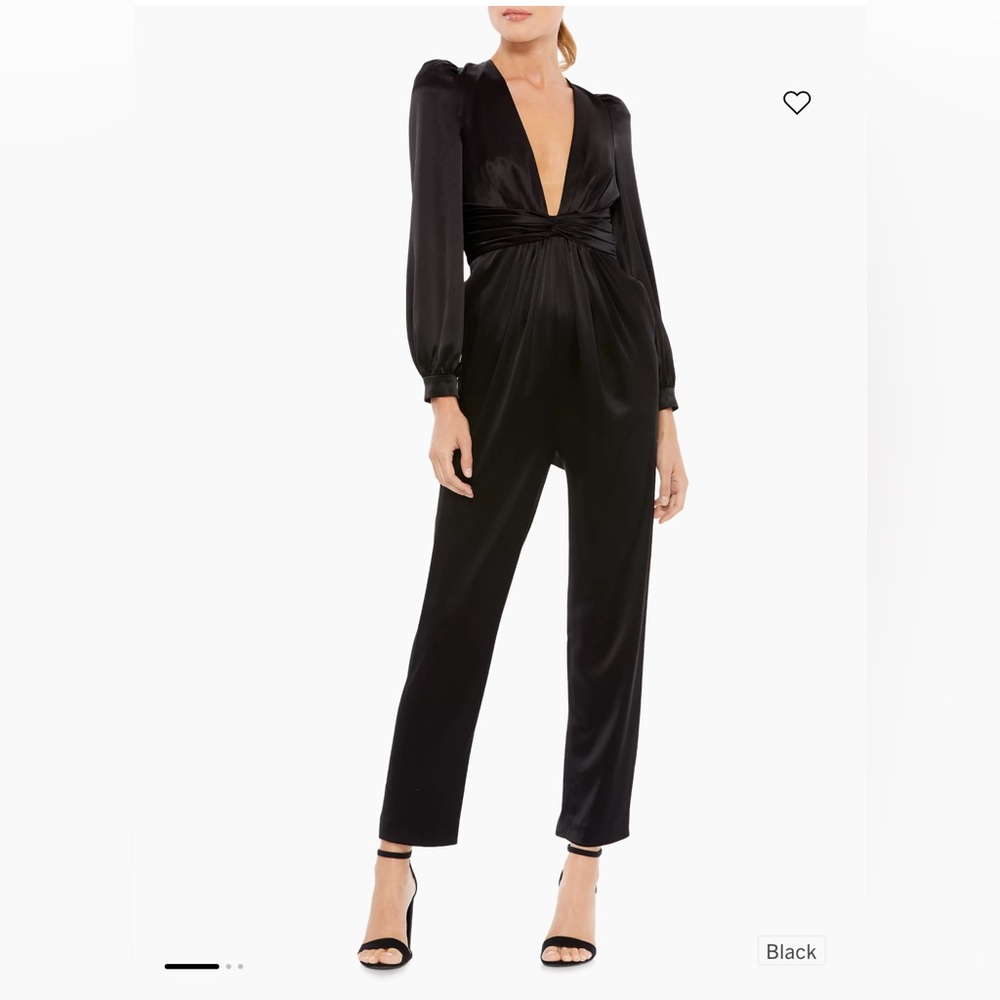 Ieena for MacDuggal Satin Jumpsuit